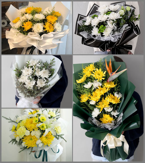 黑龙江绥化肇东市明久乡白事花束代送